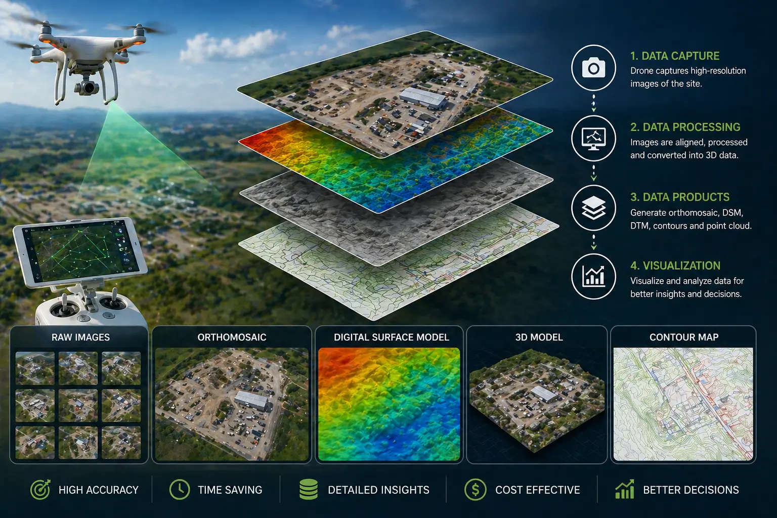 drone data processing & visualization