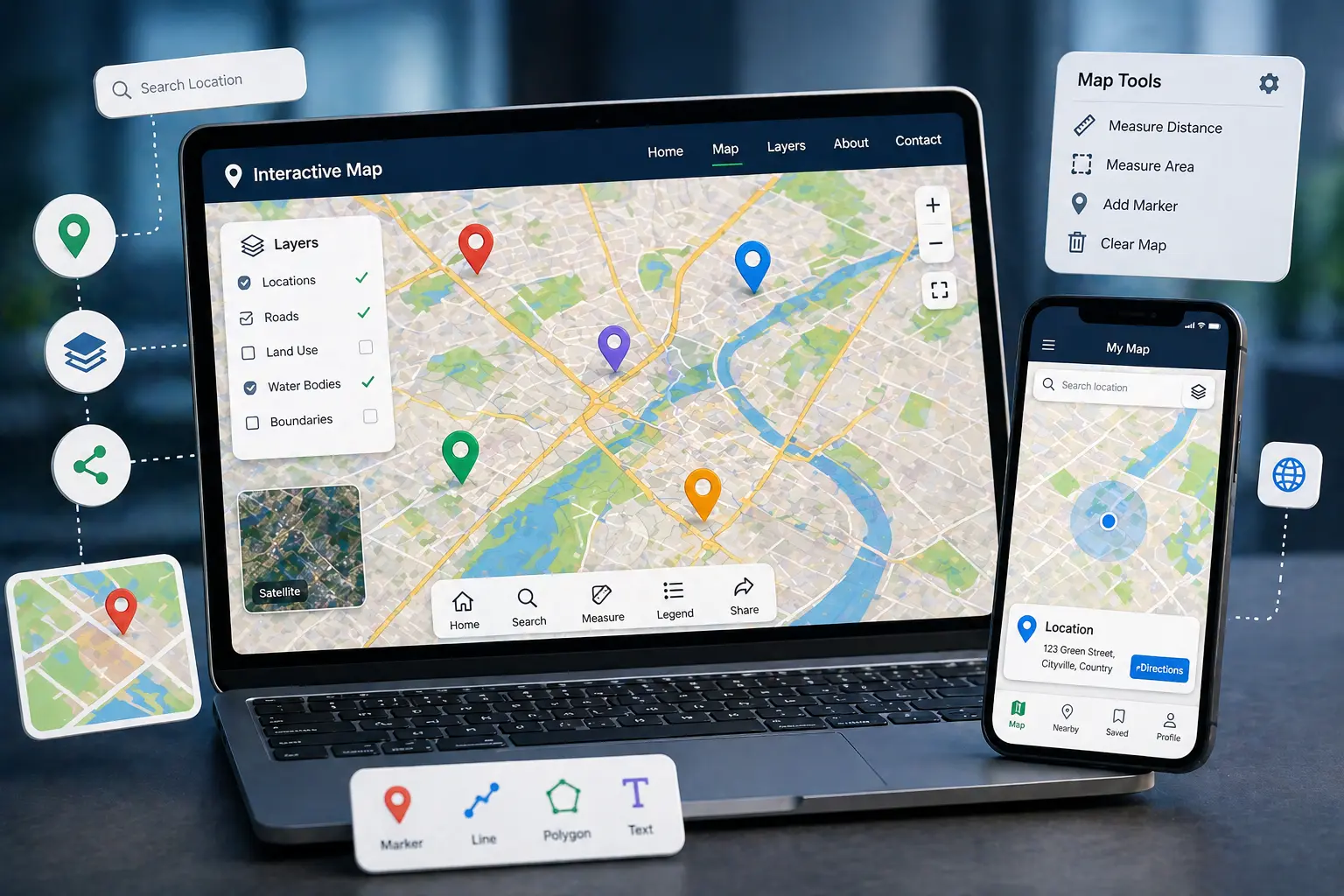web mapping & interactive maps