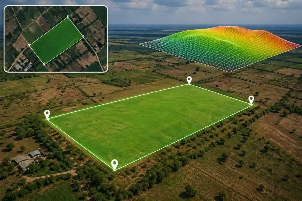 flat land identification
